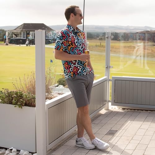Image of Royal & Awesome Funny Golf Shirts for Men, Mens Golf Shirt, Crazy Golf Shirts for Men, Fun Golf Polos for Men, Mens Polo Golf