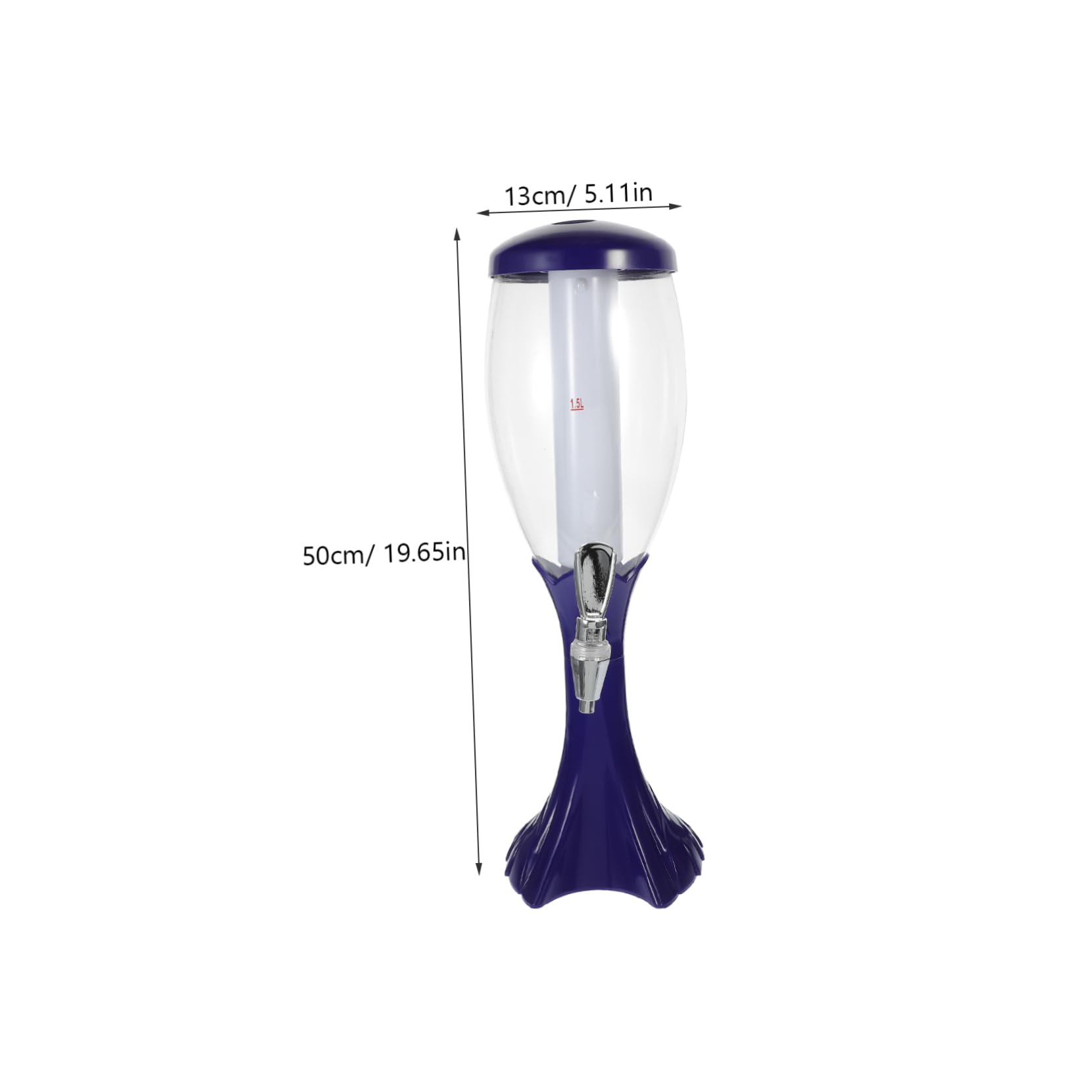 Cabilock Mini 1 Pc Barril De Cerveza Dispensador De Cerveza con Grifo Bebida del Grifo Dispensador De Torre De Cerveza 3 litros Barril De Litro Ordenador Personal Columna De Vino