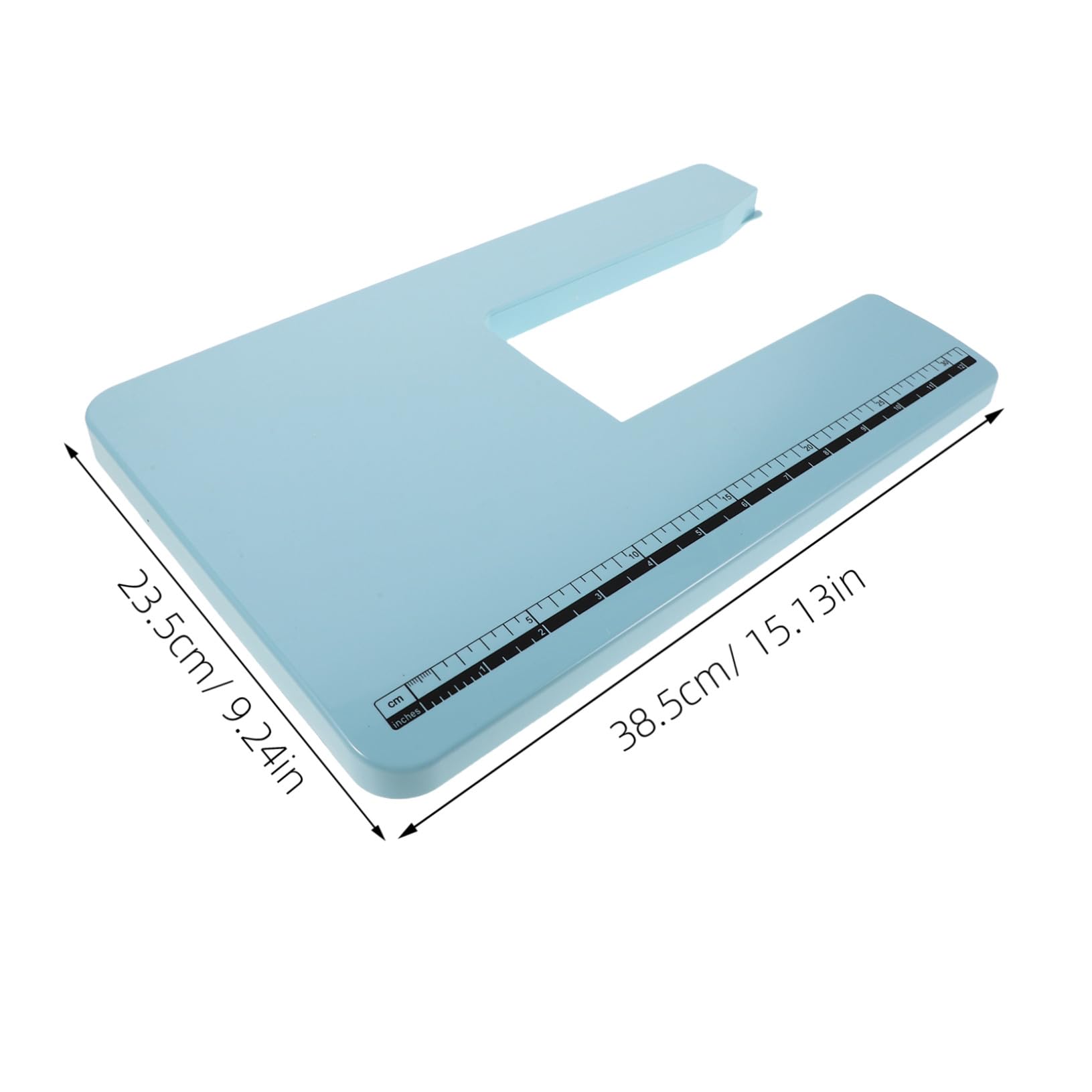 Mikikit Carte d'extension pour Machine à Coudre Couture Accessoire Table complémentaire Machine à Coudre Attachement Table de Couture Plastique Ciel Bleu