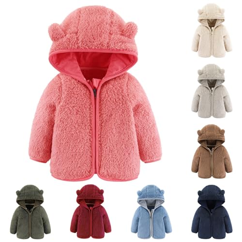 Toddler Printed hooded Jacket Baby Boys Girls Kids Winter Warm Spring Autumn Outerwear Soft Lightweight