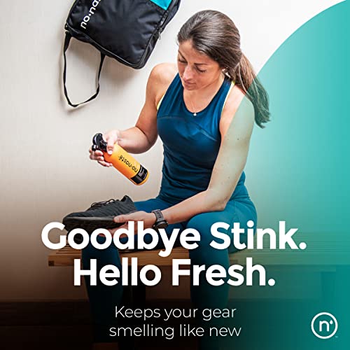 Nonaste Odor Eliminating Spray - 16 Fl Oz (Pack Of 1) - Shoe Deodorizer, Yoga Mat Spray, Boxing Glove Deodorizer, Gym Bag Deodorizer - Odor Eliminator Spray, No Washing Needed, Just Spray & Go #TOP5