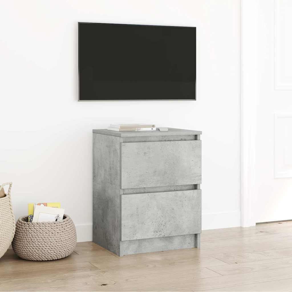 Mobile TV grigio cemento – Mobile moderno HiFi – Sto Unit – 40 x 35 x 54 cm – Legno Cosite Fur