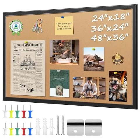 ORIENTOOLS 24" x 18" Cork Board Cover