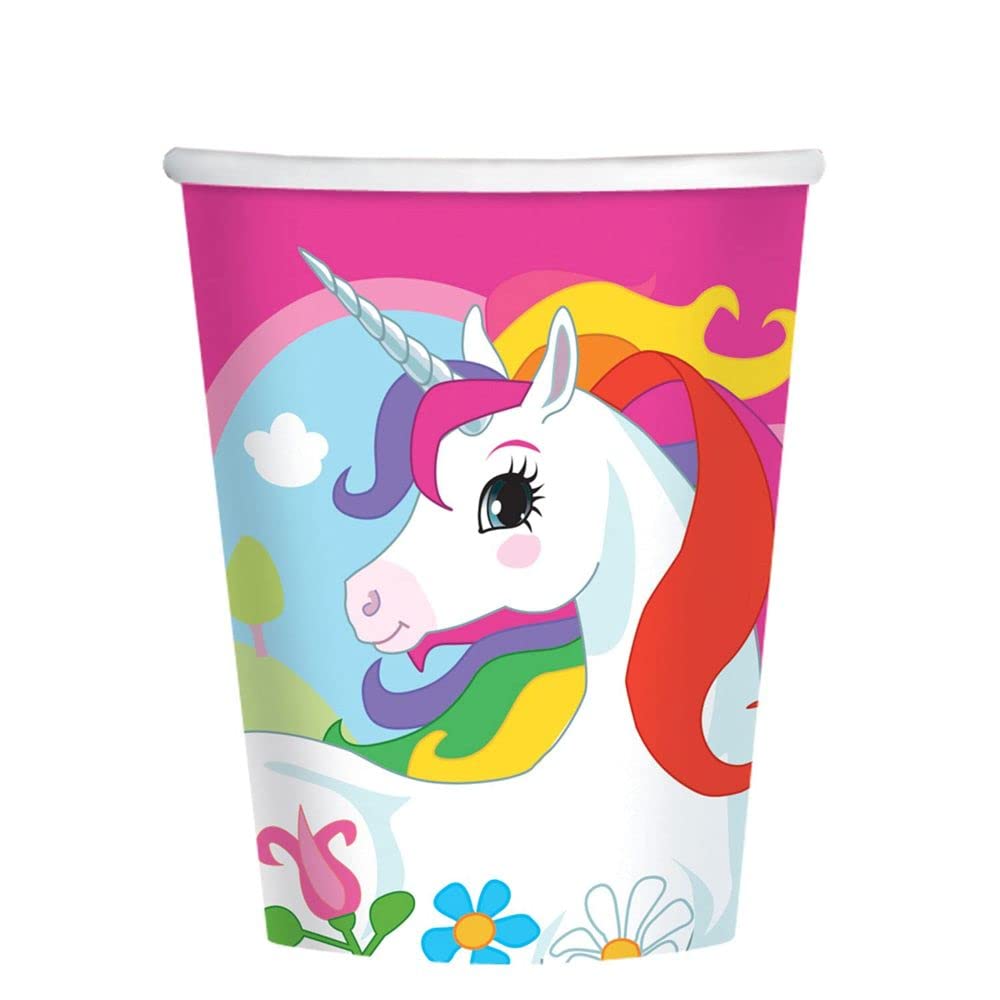 amscan 9902102-66 Unicorn 8 Cups 250ml