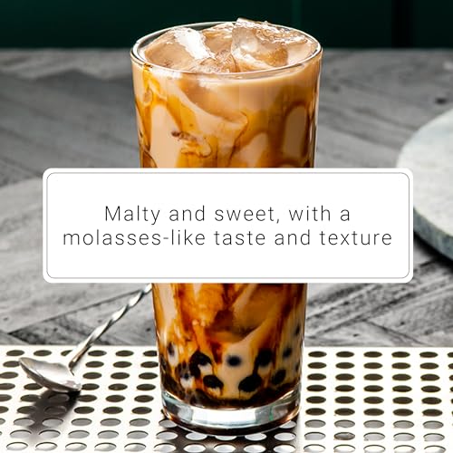 Image of Monin - Black Sugar Syrup, Versatile Flavor, Natural Flavors, Great for Coffees, Cocktails, Shakes, and Kids Drinks, Non-GMO, Gluten-Free (1 Liter)