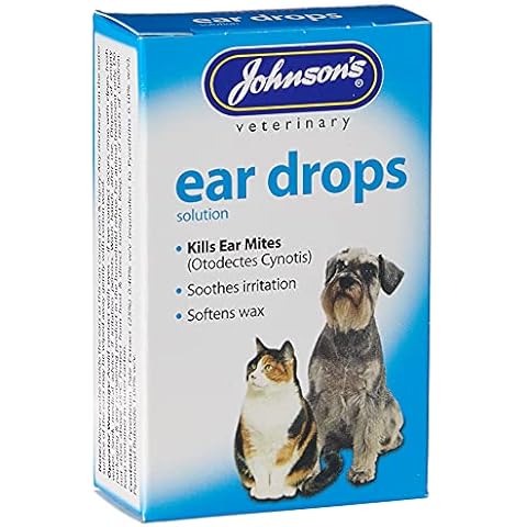 Johnsons Veterinary Products Ear Drops, clear Cover