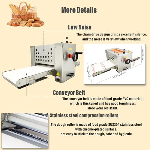 WYDDDARY Dough Pressing Machine Commerical 0.04