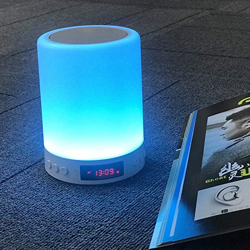 Digitaler Wecker Kreative Drahtlose Bluetooth-Lautsprecher Mini Smart Beat Lichtwecker Wecker Bunte Kleine Nachtlicht Nachtnacht Tischlampe