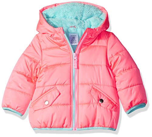 Veste d'hiver bébé fille corail doudoune lourde 24 mois