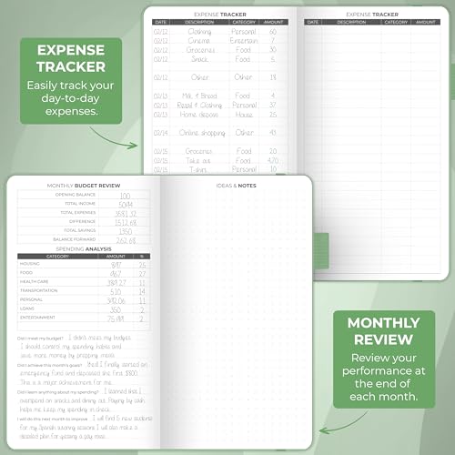 image for Clever Fox Budget Planner Pocket – Mini Expense Tracker Notebook. Mo