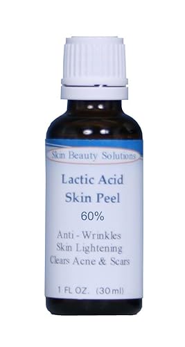 1oz30ml químicos ácido láctico 60 piel PeelAlpha hydroxy Aha para acné iluminador de la piel arrugas piel Edad Spots irregular tono de la piel seca