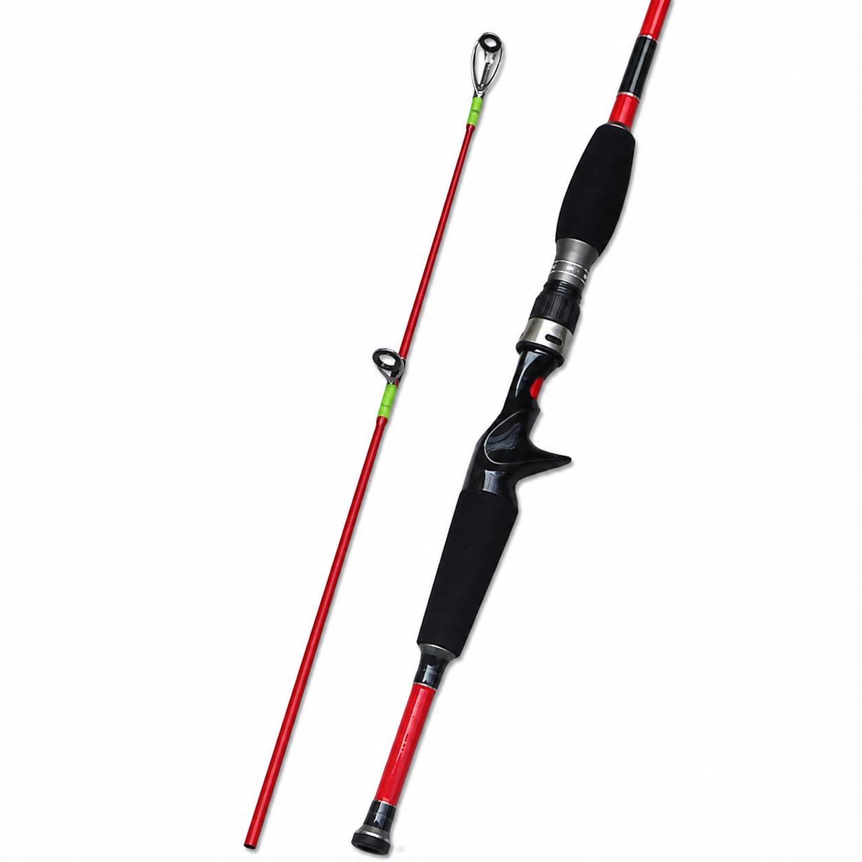 Canna da Pesca Jigging Punta Solida | fibra di carbonio - azione hard - pesca in mare, metallo - suma - plastica, 1.5 sezioni, per Barca, per Jigging