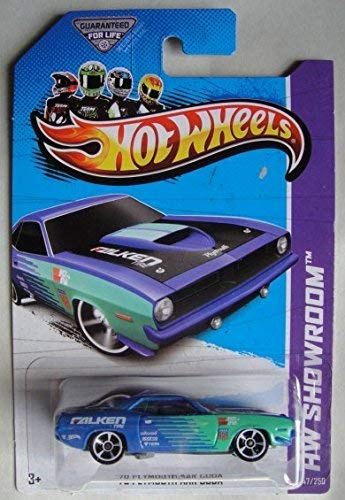 Hot Wheels HW Showroom, Blue '70 Plymouth AAR Cuda miniatura 1
