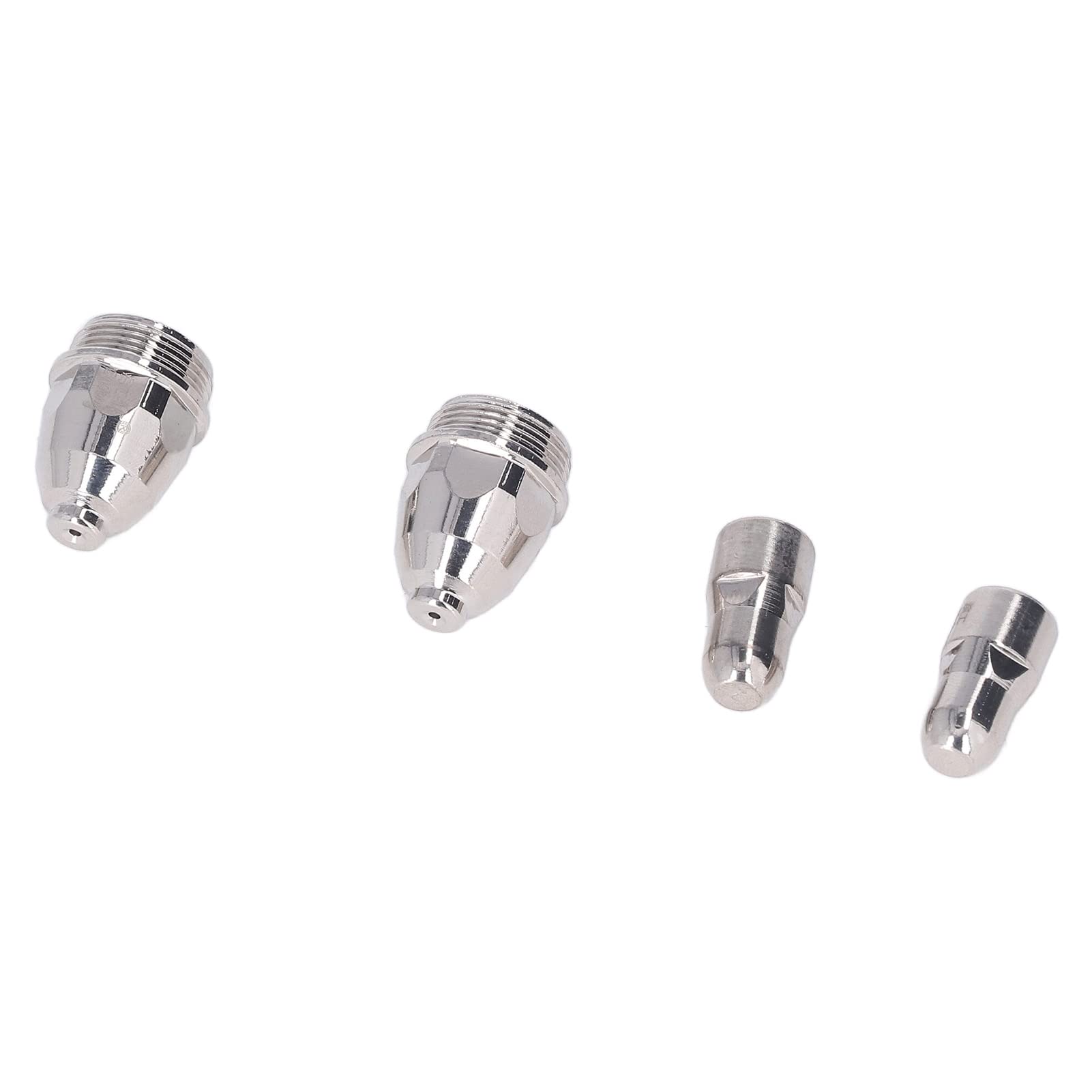 30Pcs 1.5mm Aperture Copper Nozzle Electrode Kit, Ideal Replacement for Old Damaged Parts, Easy to Install, Fast Cutting Speed, High Temperature, for 12 20mm Thick Plat