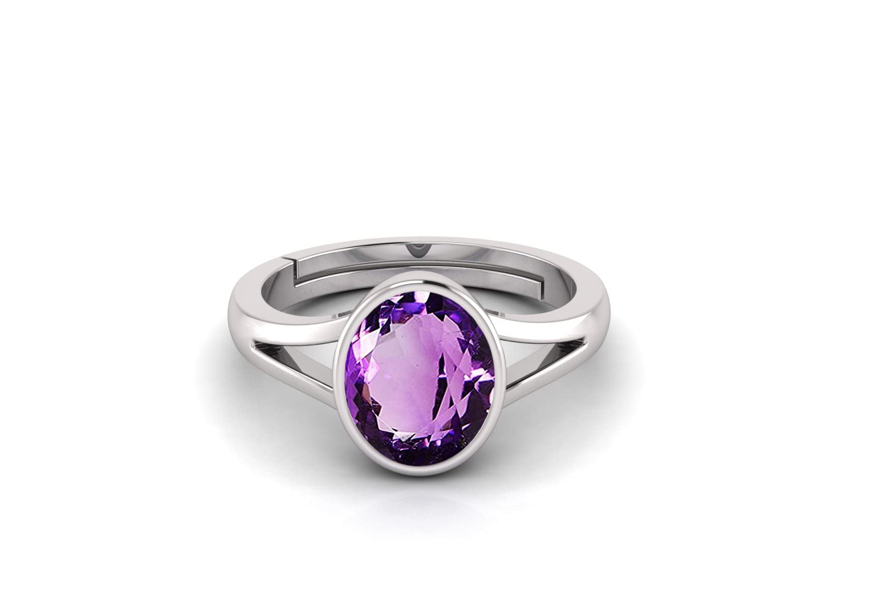 TODANI JEMS 14.25 Ratti 13.60 Carat Amethyst Ring Katela Ring Original Certified Natural Amethyst Stone Ring Astrological Birthstone Adjustable Ring for Men and Women,s (B09Z2M37GS) Amazon Price History, Amazon Price Tracker