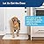 PetSafe Freedom Aluminum Pet Door for Dogs Extra-Large, White, Tinted Vinyl Flap