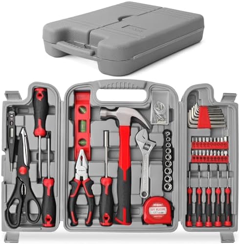 Hi-Spec Juego de Herramientas Básicas de 54 Piezas. Caja de Herra...