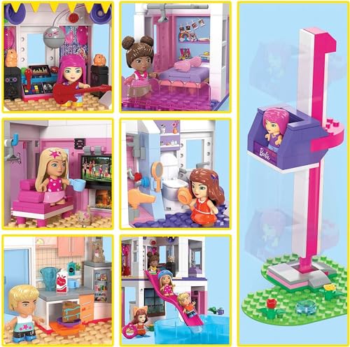 Mattel HHM01 Mega Barbie Color Reveal Building Toys Set thumb #7