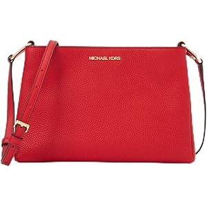 Michael Kors Bolso Michael Kors Bolsa De Hombro De Cuero Rojo