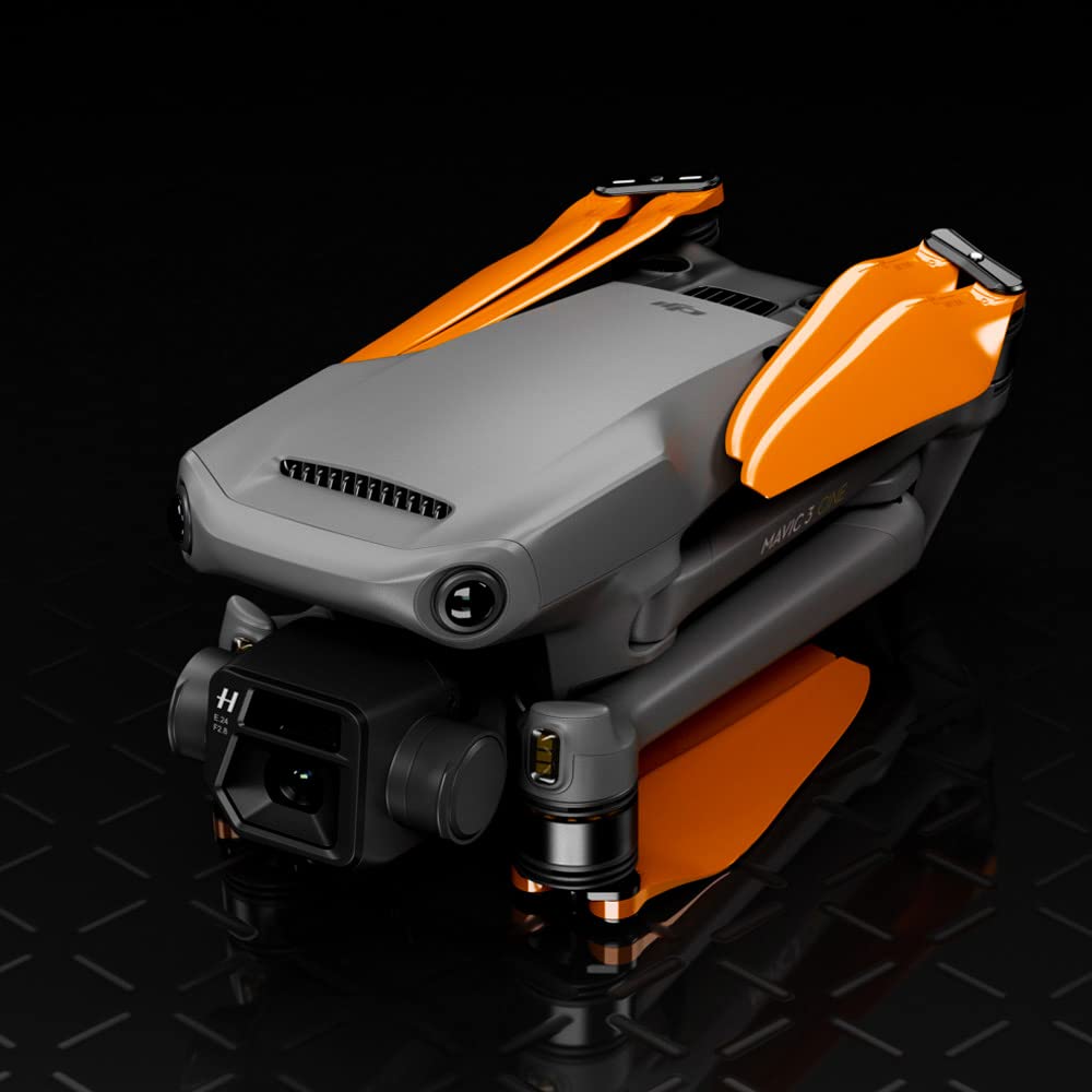 Hélices Master Airscrew Stealth pour DJI Mavic 3 & Mavic 3 Pro/Cine/Enterprise/Classic/3T/3M - Orange, 4 pièces
