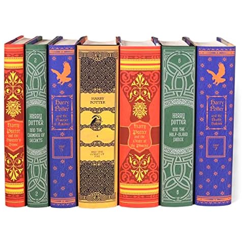 Juniper Books Harry Potter Boxed Set: House Mashup Edition | 7-Volume Hardcover Book Set with Custom Designed Dust Jackets published by Scholastic | J.K. Rowling | Includes all 7 Harry Potter Books Cover