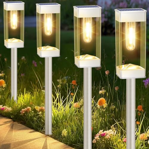Lampe solaire extérieur étanche pour sublimer vos allées de jardin paysagers avec élégance