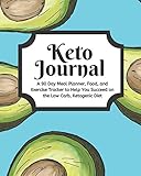 Keto Journal - A 90 Day Meal Planner, Food Tracker, and Exercise Tracker to Help You Succeed on the Low Carb, Ketogenic Diet