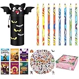 Photo Gallery kawaii astuccio scuola 2 in 1 in morbido silicone,include 12 matite di halloween, 6 gomme di halloween,1 temperino per sacchetti per feste alla rinfusa per bambini per dolcetto o scherzetto festa (2) Photo Gallery kawaii astuccio scuola 2 in 1 in morbido silicone,include 12 matite di halloween, 6 gomme di halloween,1 temperino per sacchetti per feste alla rinfusa per bambini per dolcetto o scherzetto festa (2)