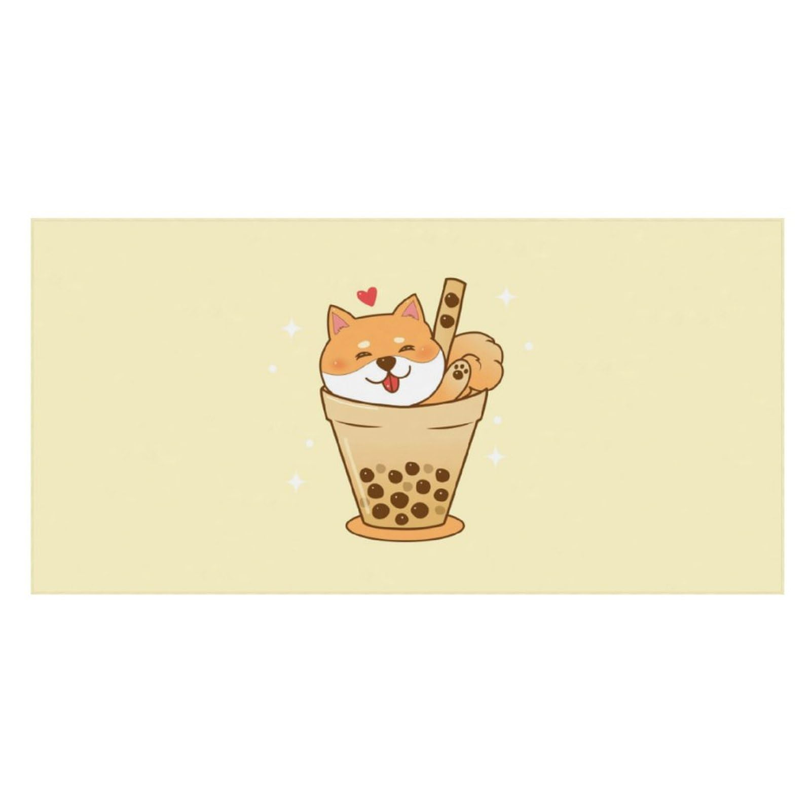 LWORZIIB Beach Towel, Cute Shiba Inu Bath Towel, Pool Towel Great for Gym Swimming 80 X 160cm