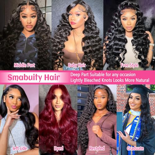 13x6 body wave lace front wigs human hair pre plucked 180 density hd transparent glueless lace frontal wigs with baby hair for women 26 inch