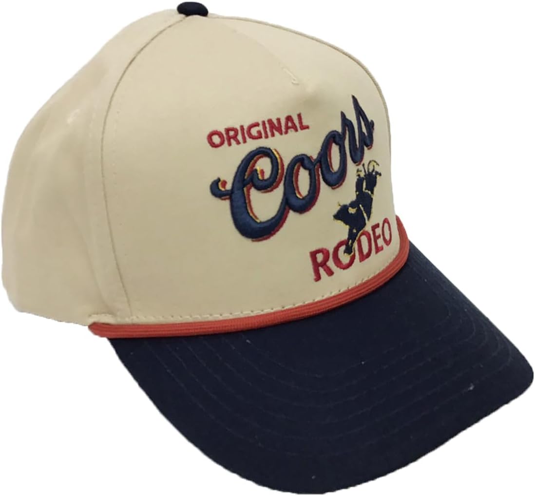 Coors Rodeo Logo Rope Adjustable Snapback Hat Multicolor