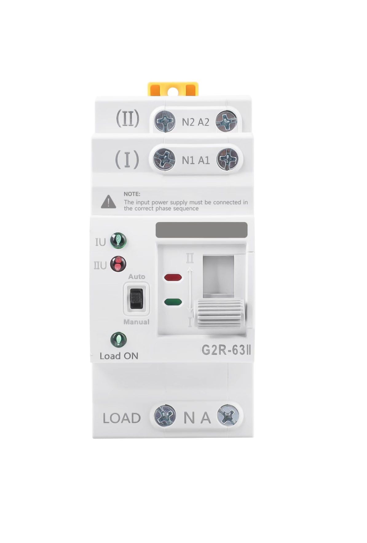 ATS Automático de Transferencia Automática para Corriente Doble 2P 63A 220V - con cambio rápido de 0,05 segundos para un suministro eléctrico confiable en hogares e industrias