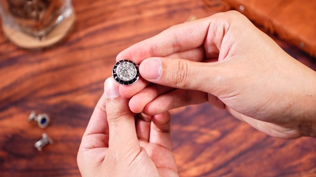 Set de 30 Mancuernillas y Clips para Corbata Hombre miniatura 7