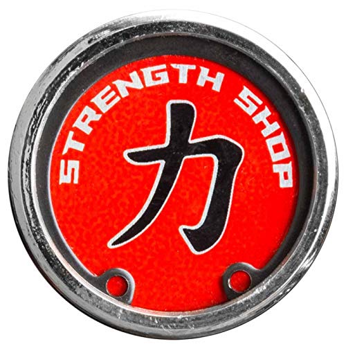 Strength Shop Riot Olympia-Safety Squat Bar - natürlich geformte Griffstücke - 2.26m Heavy Duty 22kg OSSB Langhantel mit Nackenpolster - Kniebeugen - Rated to 350kg