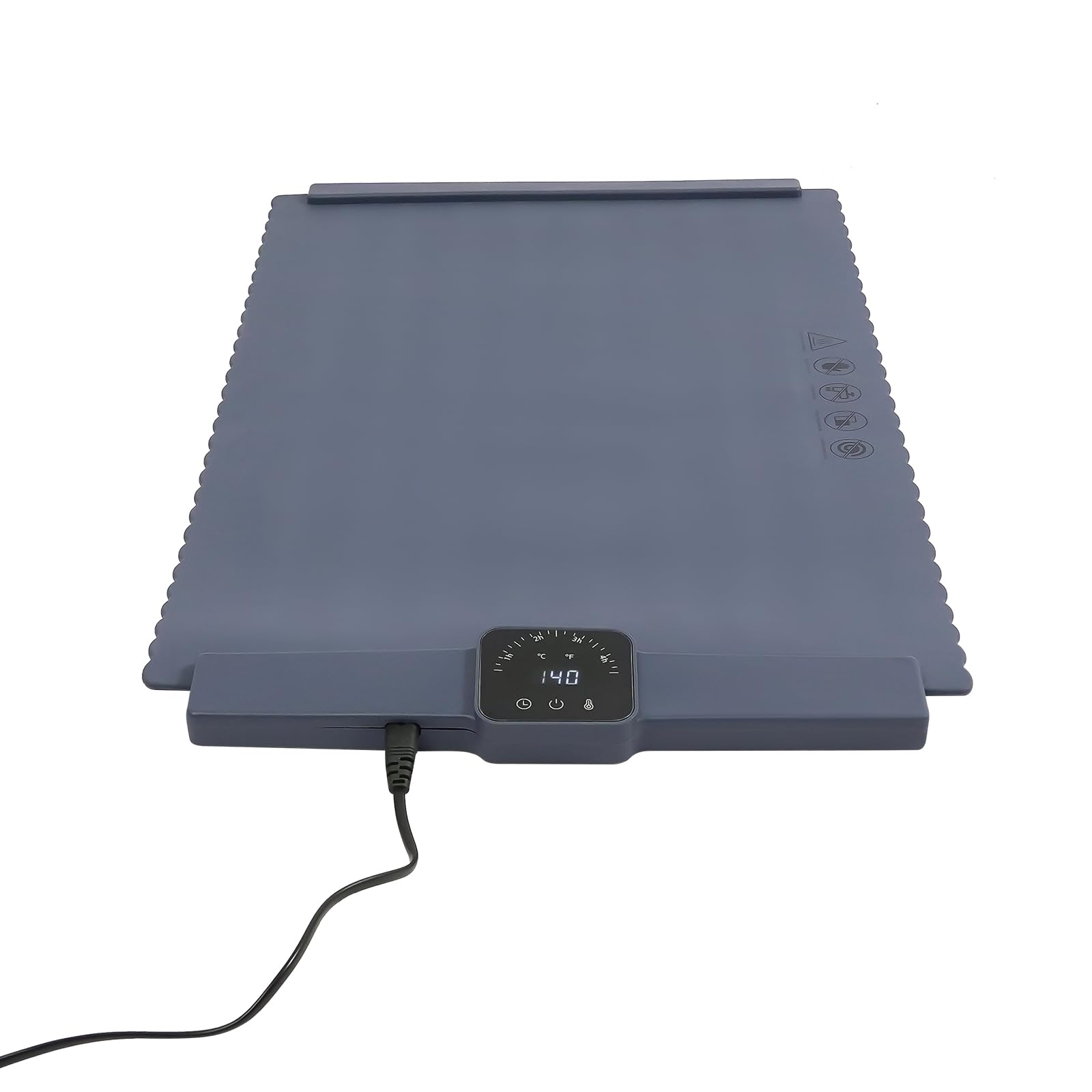 Piastra termica elettrica in silicone per alimenti, 250 W
