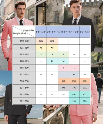 Men's 2 Piece Suit with Metal Clasp Slim Fit Suit Stylish Business & Casual Tuxedo Suit4