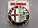 stemma logo ALFA ROMEO posteriore GIULIETTA 159 BRERA MITO FREGIO ORIGINALE 74mm