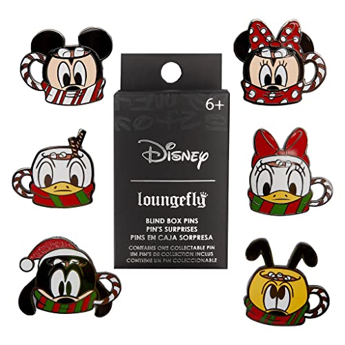 Loungefly DISNEY MICKEY & FRIENDemon Slayer HOT COCOA BLIND BOX PINS - Mickey Mouse - (Styles May Vary) - Mickey Mouse - Blind Box Enamel Pins - Cute Collectable Novelty Brooch - For Backpacks & Bags