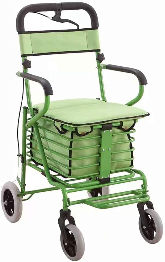 SelfPropelled Shopping Trolley Seniors Rollator Walker Transport