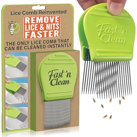 Fast 'n Clean Self Cleaning Lice Comb Cover