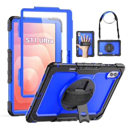 Image of SEYMAC Case for Samsung Galaxy Tab S11 Ultra 5G 14.6 Inch, Dark Blue