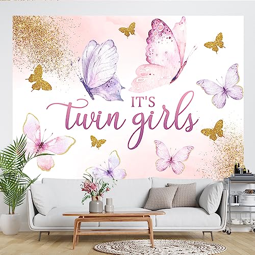 Fondo Fotográfico Lofaris 7x5ft Rosado para Baby Shower miniatura 5