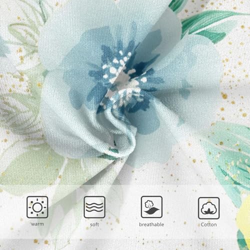 Girls Underwear Toddlers 2t Cotton Cute Panties Girl Fun Print Kids Briefs Undies Elegant Watercolor Flowers3