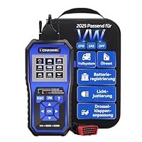 KONNWEI KW450 OBD2 Diagnosegerät mit 9 Spezialfunktionen für VAG Fahrzeuge Diagnose Code Reader Öl SAS EPB TPS Reset Injektor Codierung DPF Lampe Anpassung Suspension Scan Tool Deutsch