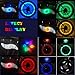 Constefire 5PCS Colorful LED Bike Wheel Light, Waterproof Easy Install Bicycles Wheel Spoke LED Lights with 3 Modes, for Bicycle Spoke Decoration Safety and Warning at Night
