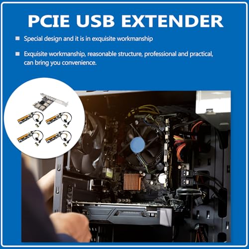 Riser PCIE Extender USB HOMSFOU Rallonge Carte Graphique GPU PC - 5