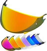 Vista 9 de D Skwal - Visera para casco de cara completa SHARK Skwal/Spartan/D-Skwal 2, apto para casco anti-UV, accesorios de repuesto (transparente)