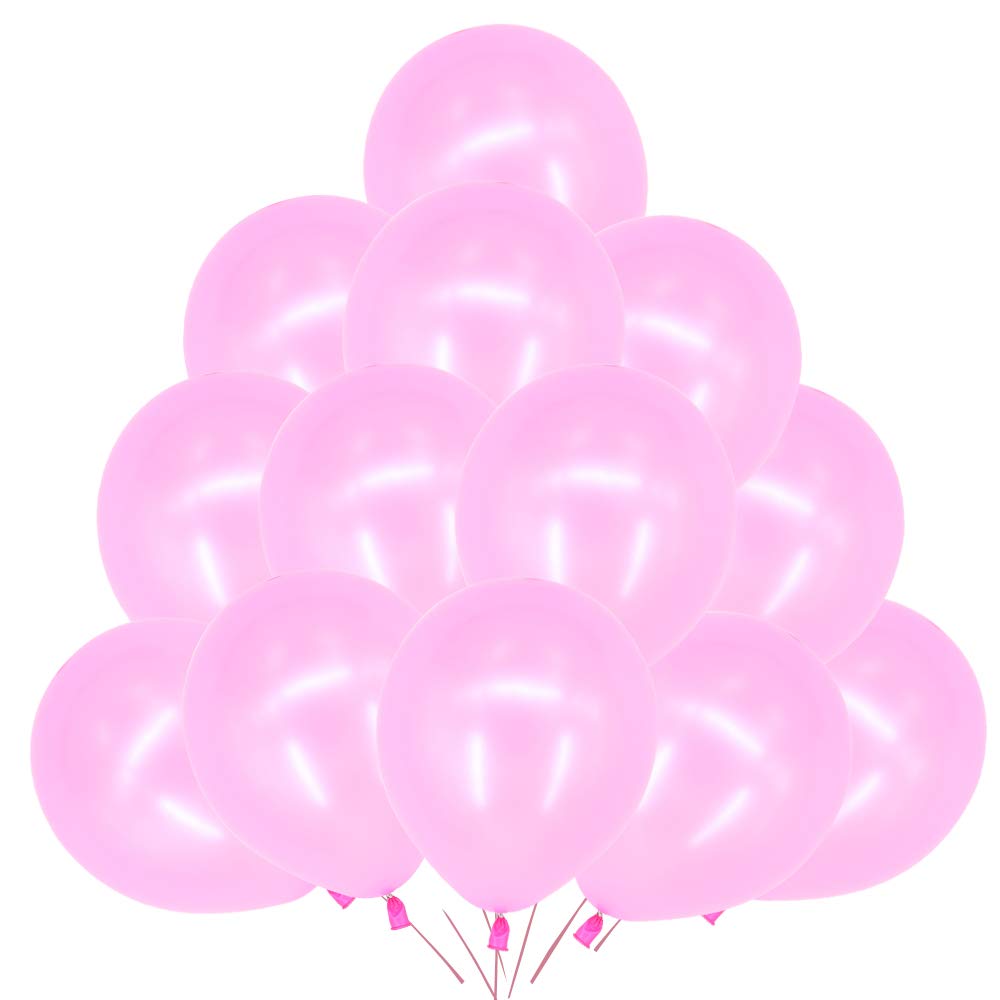 Time to Sparkle 1000PCS 10'' Pearlised Latex Balloons(Pink) — image 1
