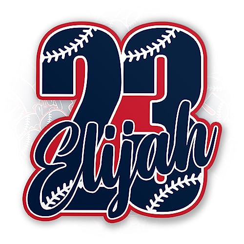 Custom Name Sticker Baseball Softball Helmet Decal Personalized Name Hard Hat Stickers Die-Cut Vinyl...