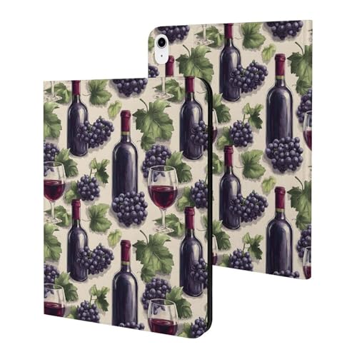 Coque iPad 10e génération motif raisin idéale pour le bureau